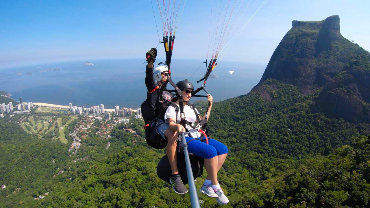 Vista de São Conrado e Pedra da Gávea